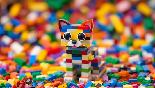 Le chat en lego : une création amusante et personnalisable