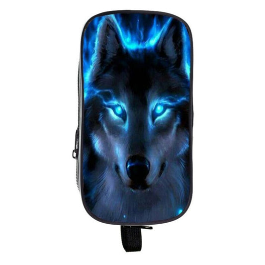 Trousse Scolaire  Loup Bleu