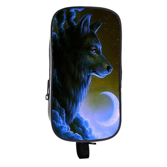 Trousse Scolaire  Loup Nuit