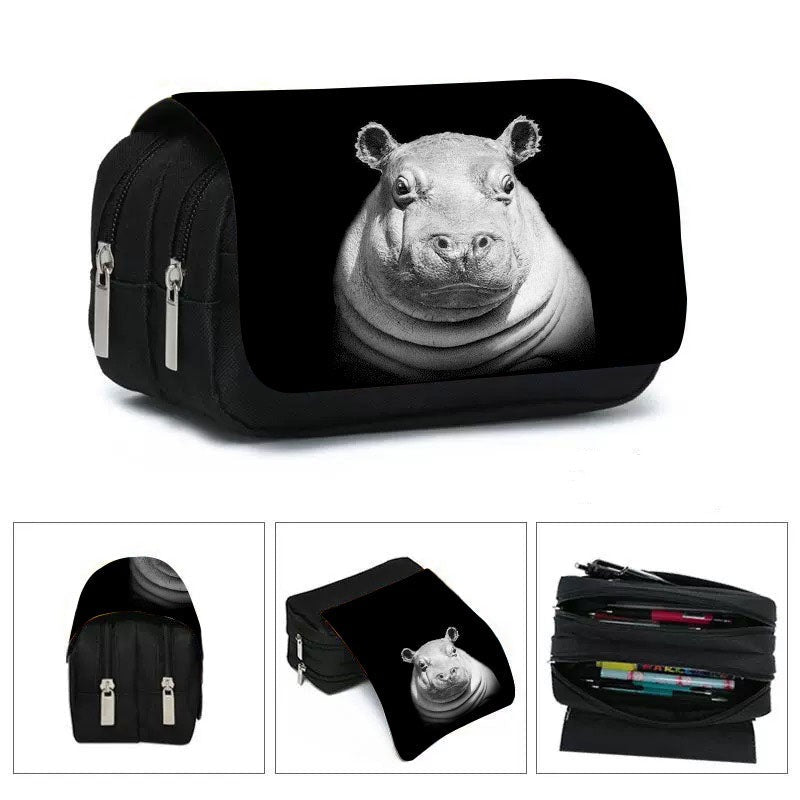 Trousse Scolaire  Hippopotame