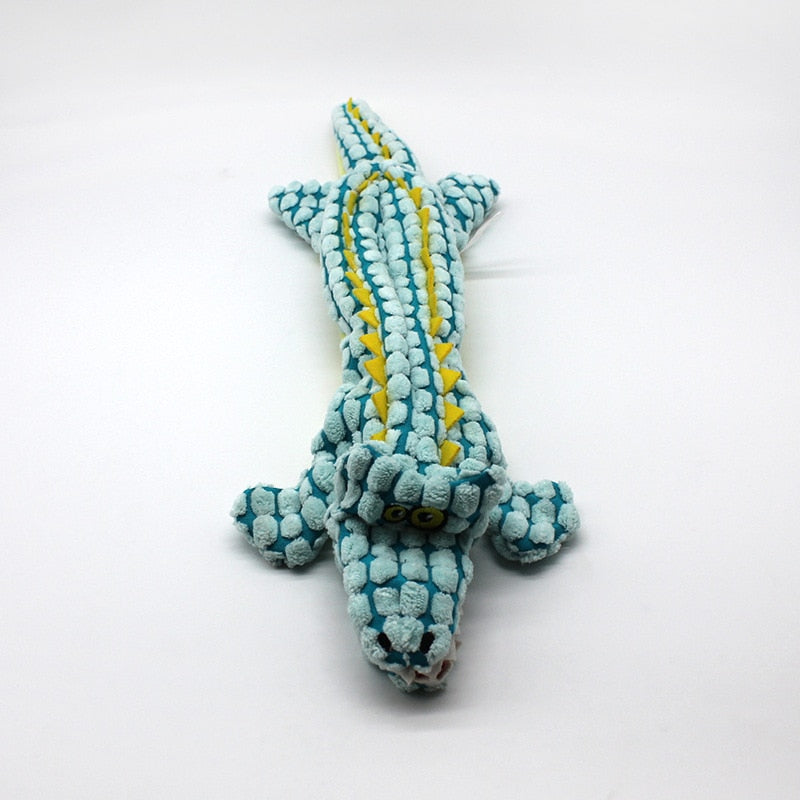 Peluche Crocodile Géant Bleu