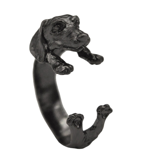 Bague Chien Noir