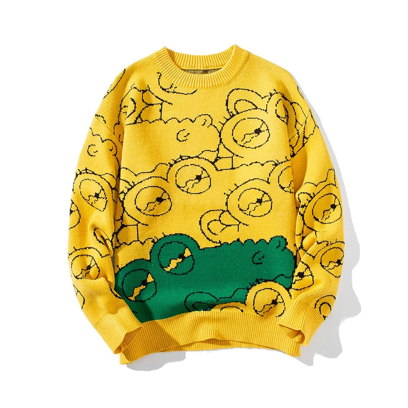 Pull Crocodile Garçon Jaune