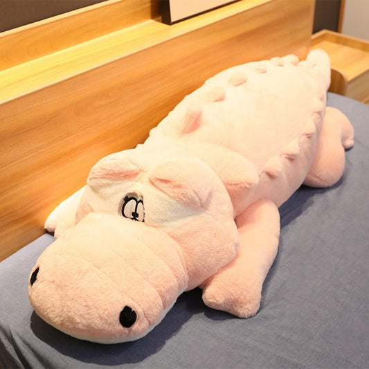 Peluche Crocodile Rose