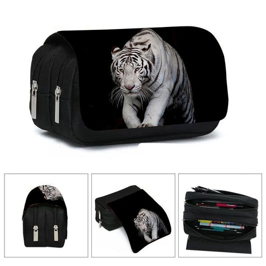 Trousse Scolaire  Tigre Blanc