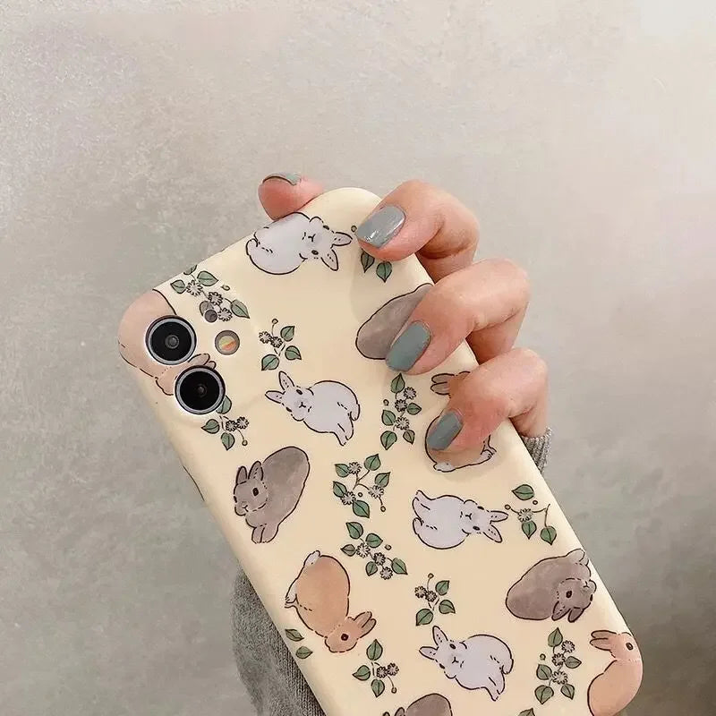 coque lapin minimaliste