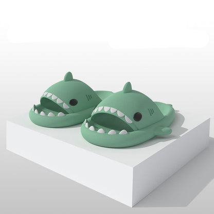 Claquette Requin Vert