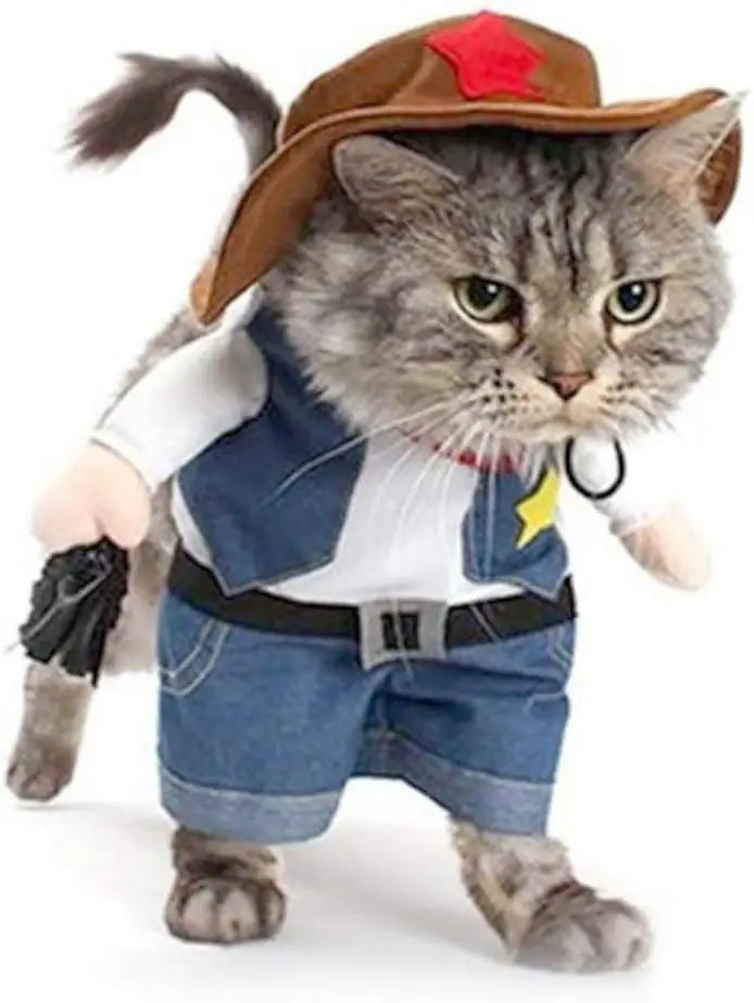 Déguisement Chat Cowboy