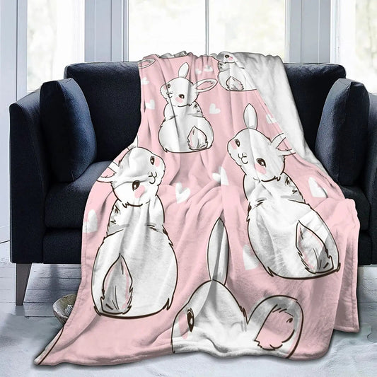 Plaid Lapin Blanc