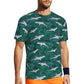 T-Shirt Requin Vert