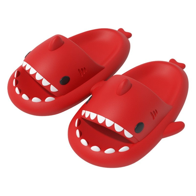 Claquette Requin Rouge