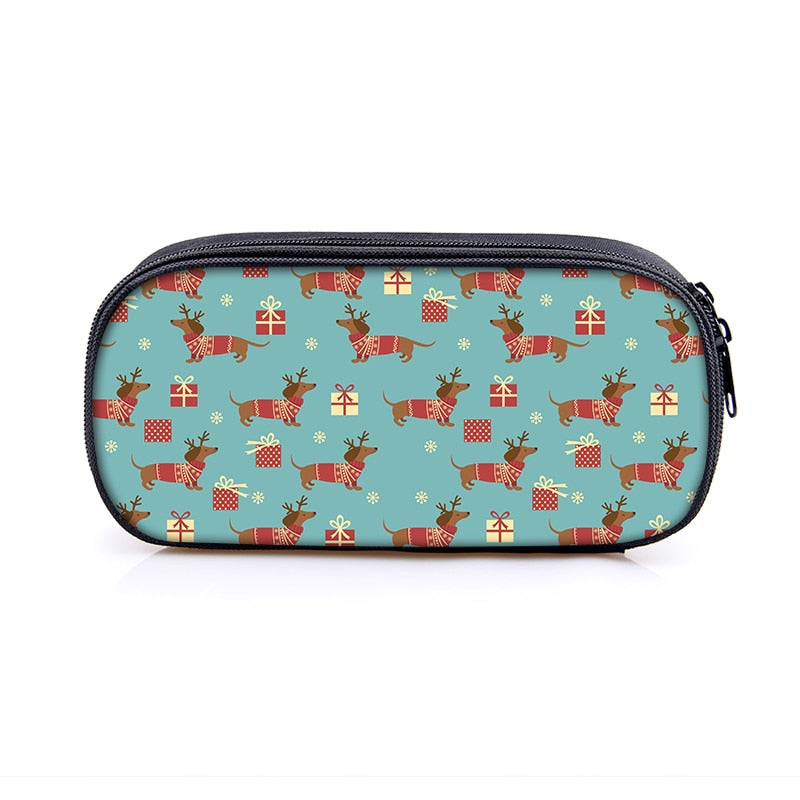 Trousse Scolaire  Chien Noel