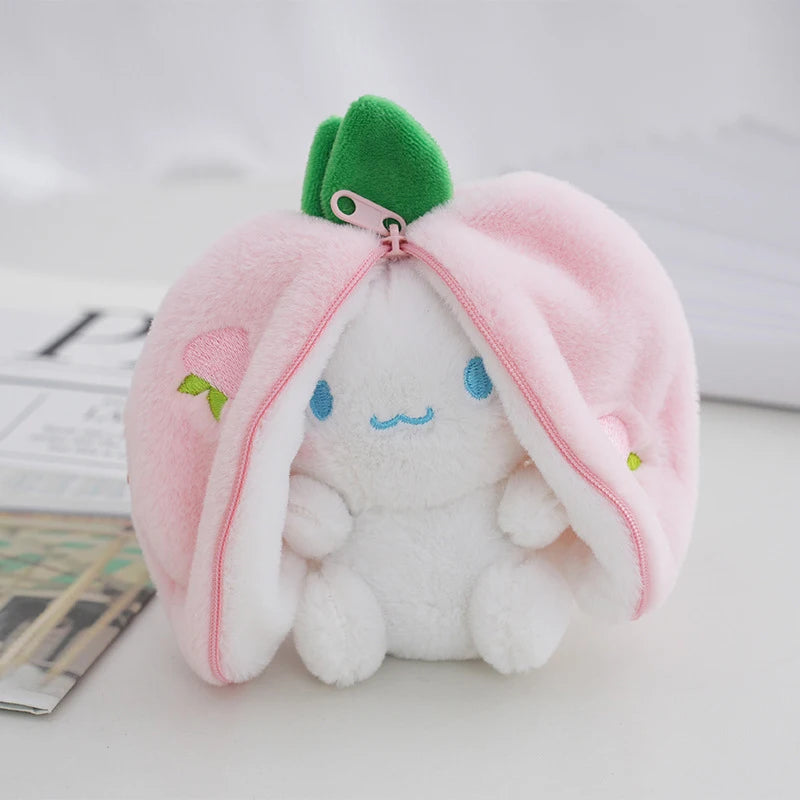 Raspberry Rabbit Plush