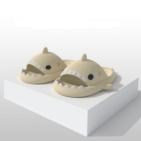 Claquette Requin Beige