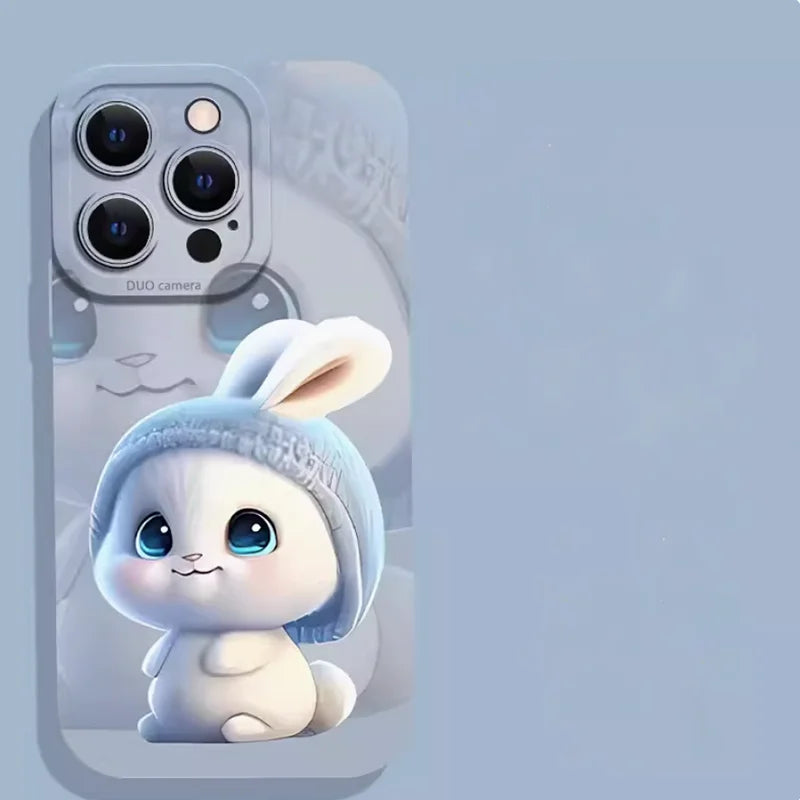 Coque lapin Hiver