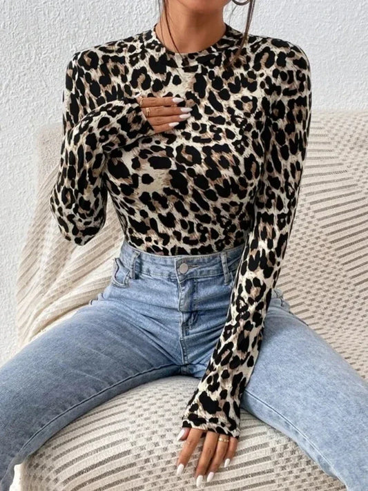 Body Leopard Blanc