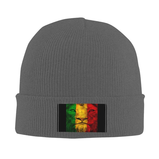 Bonnet Lion reggae Gris