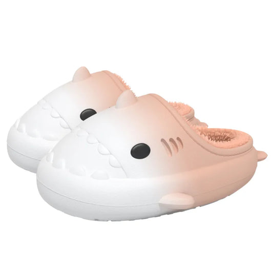 Chausson Requin Blanc Rose