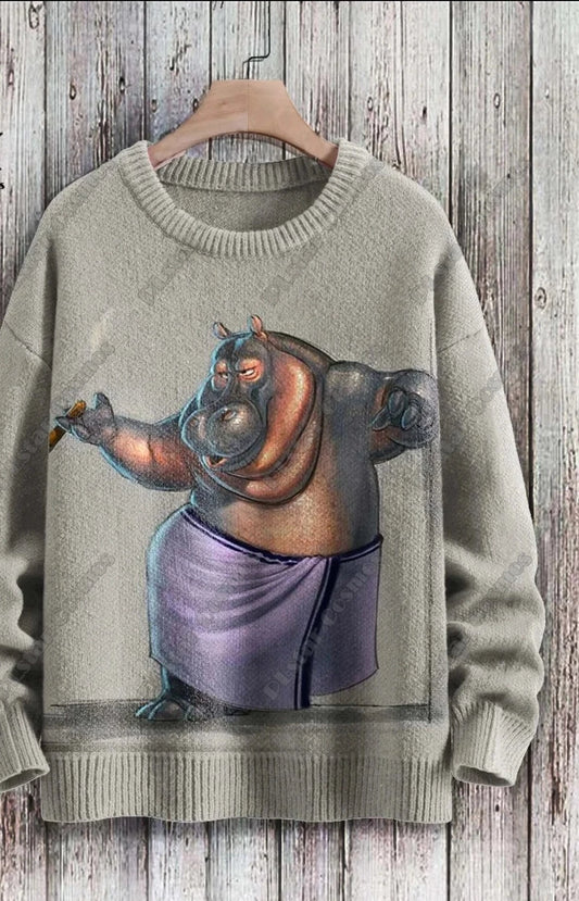 Pull Hippopotame Homme