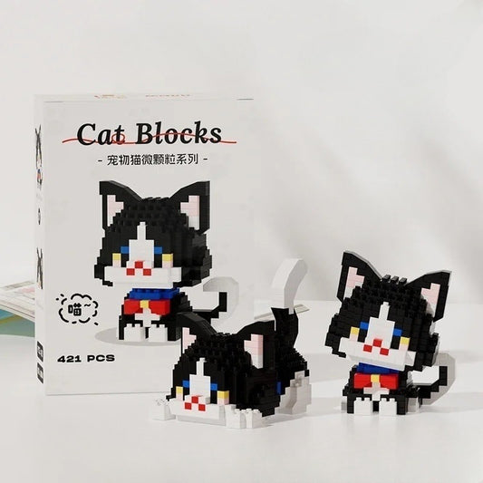 Lego Black and White Cat