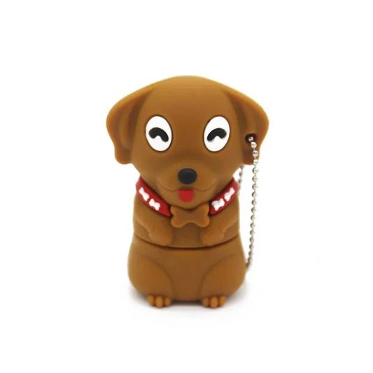 Clé USB Chien Marron