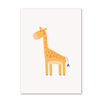 Tableau  Girafe Kawaii