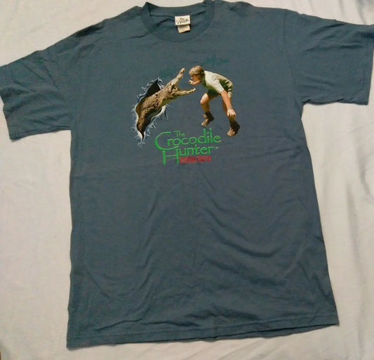 T-shirt crocodile chasseur