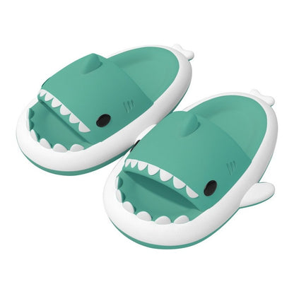 Claquette Requin Funny Blanc