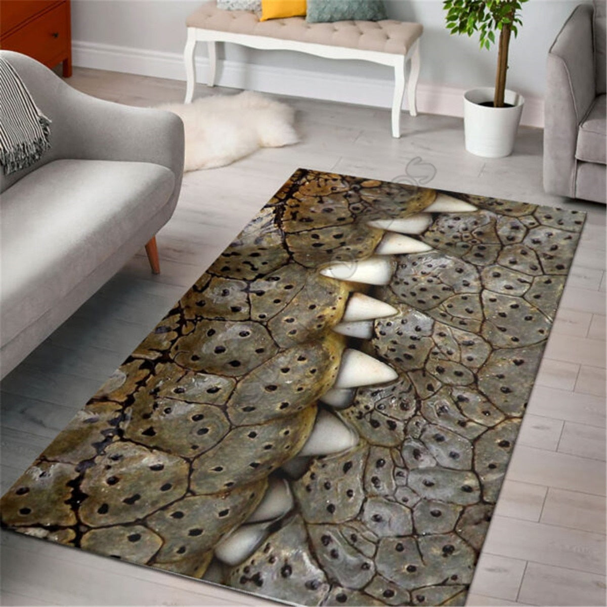 Tapis  Crocodile 3D