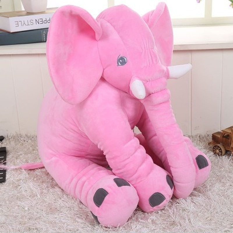 Peluche  Eléphant Géant Rose