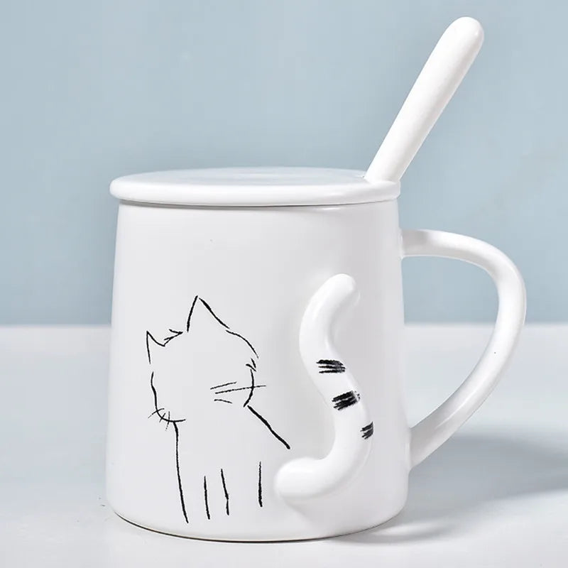 Tasse Chat Porcelaine