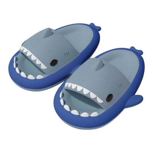 Claquette Requin Funny Bleu Marine