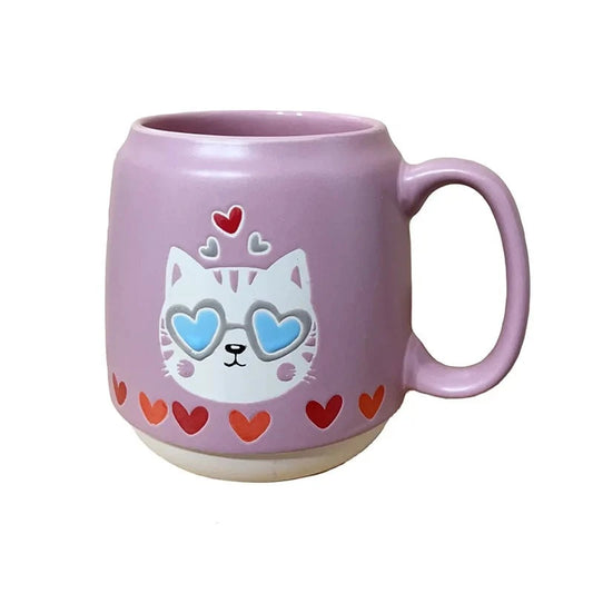 Tasse Chat Violet