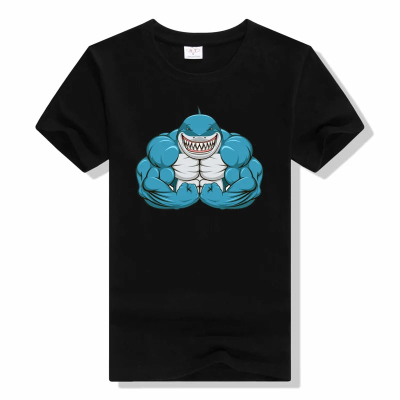 T-Shirt Requin Musculation