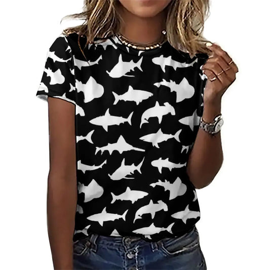 T-Shirt Requin Fille