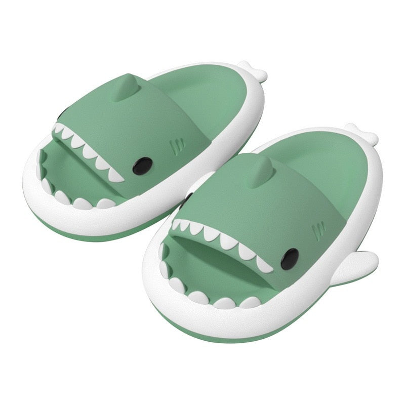 Claquette Requin Funny Vert