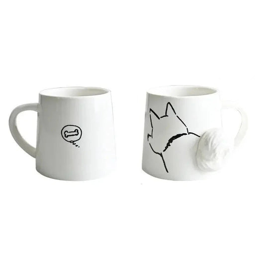 mug café chien