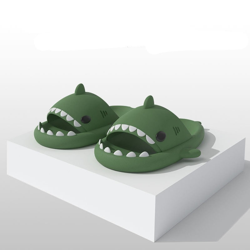 Claquette Requin Vert Foncé