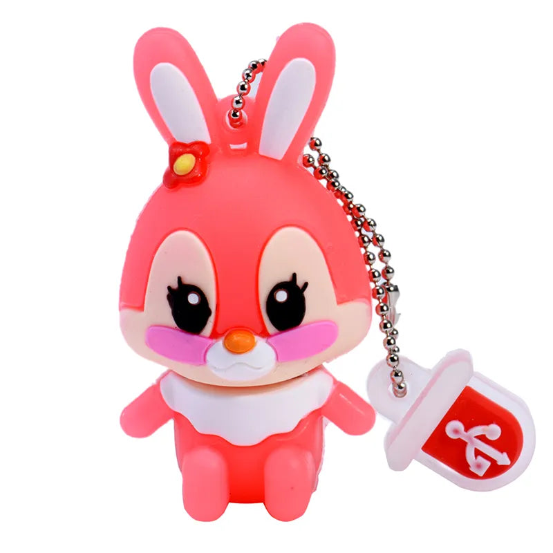 Clé USB Lapin Rose