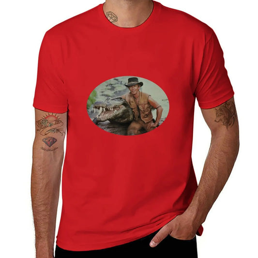 T-Shirt Crocodile Dundee Rouge