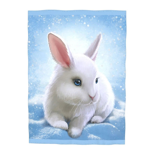 Plaid Lapin Des Neiges