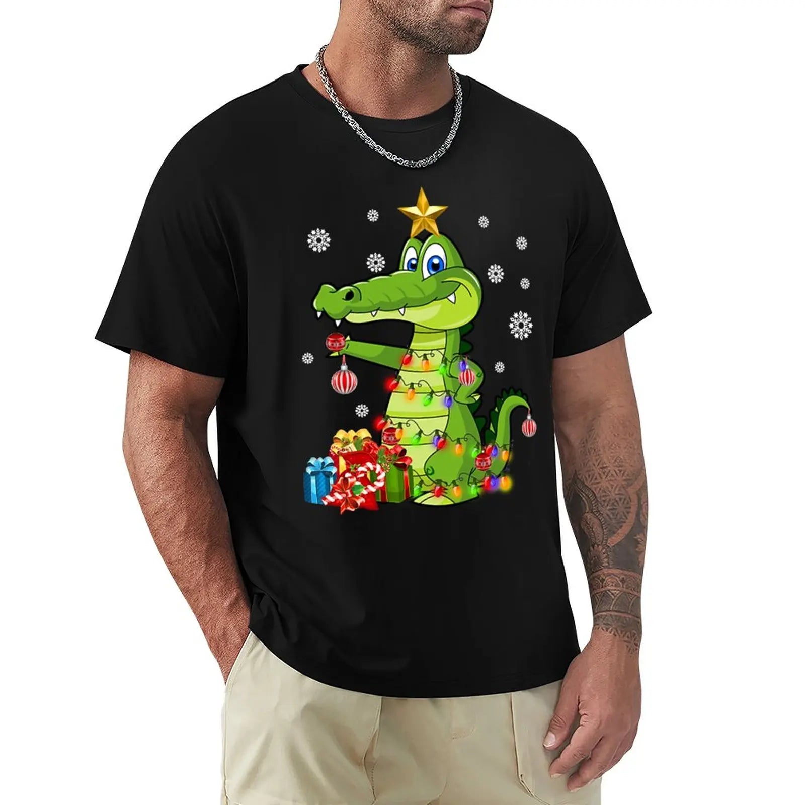 T-Shirt Crocodile Noel