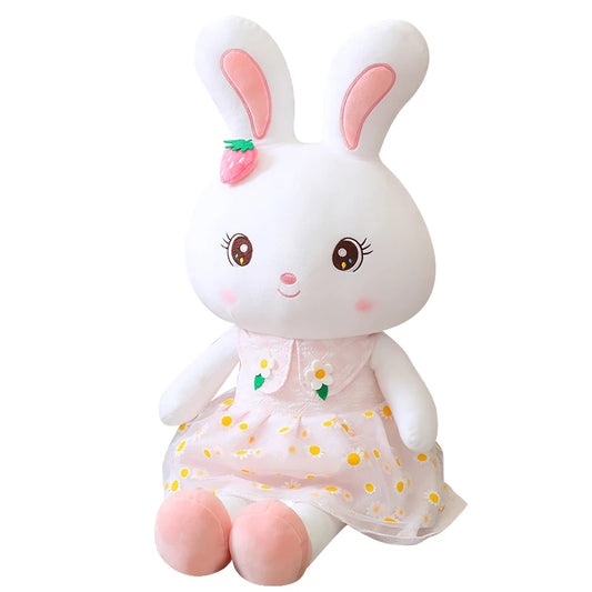 Peluche Lapin Fille Rose