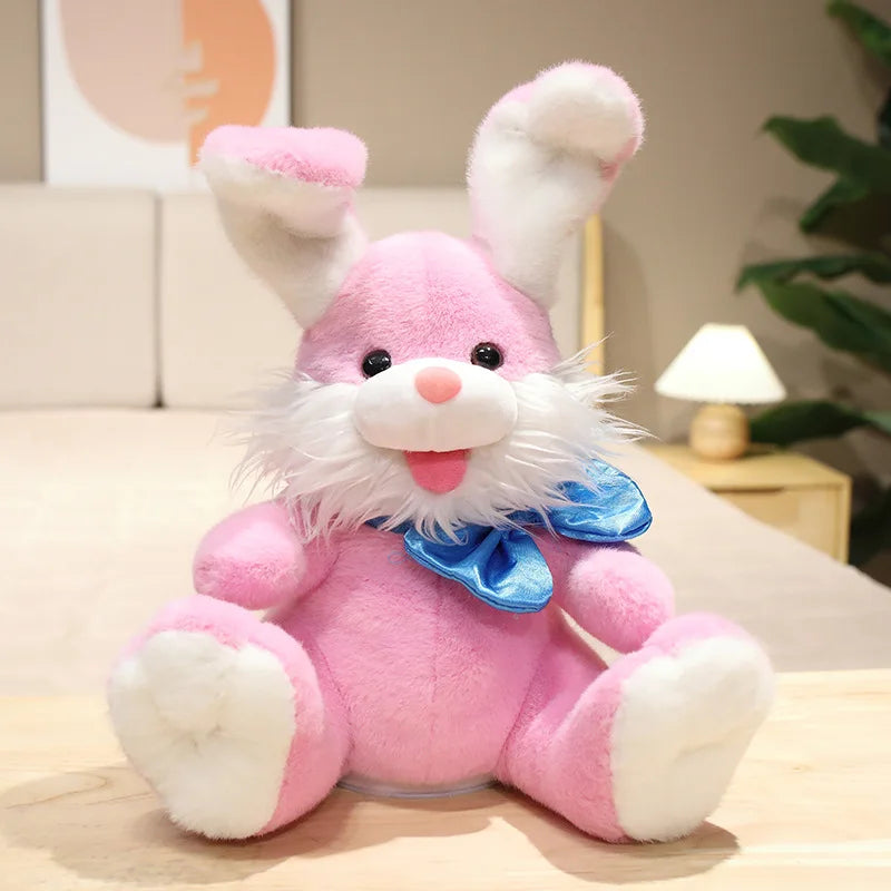 Peluche Lapin Musique Rose