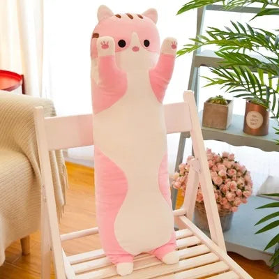 Peluche Chat Rose