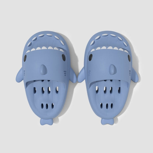 Claquette Requin Cozy Bleu