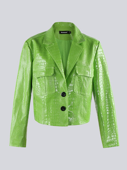 Veste  Crocodile Y2K Vert