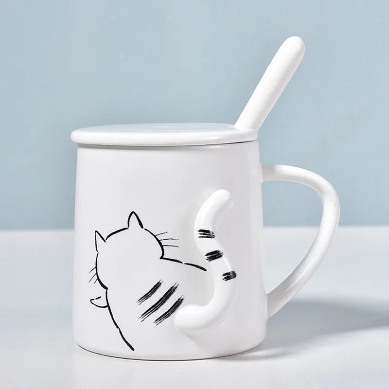 Tasse Chat Blanc