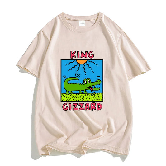 T-Shirt Crocodile King Gizzard Sable