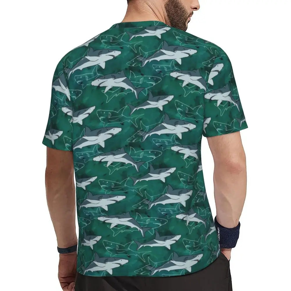 T-Shirt Requin Vert